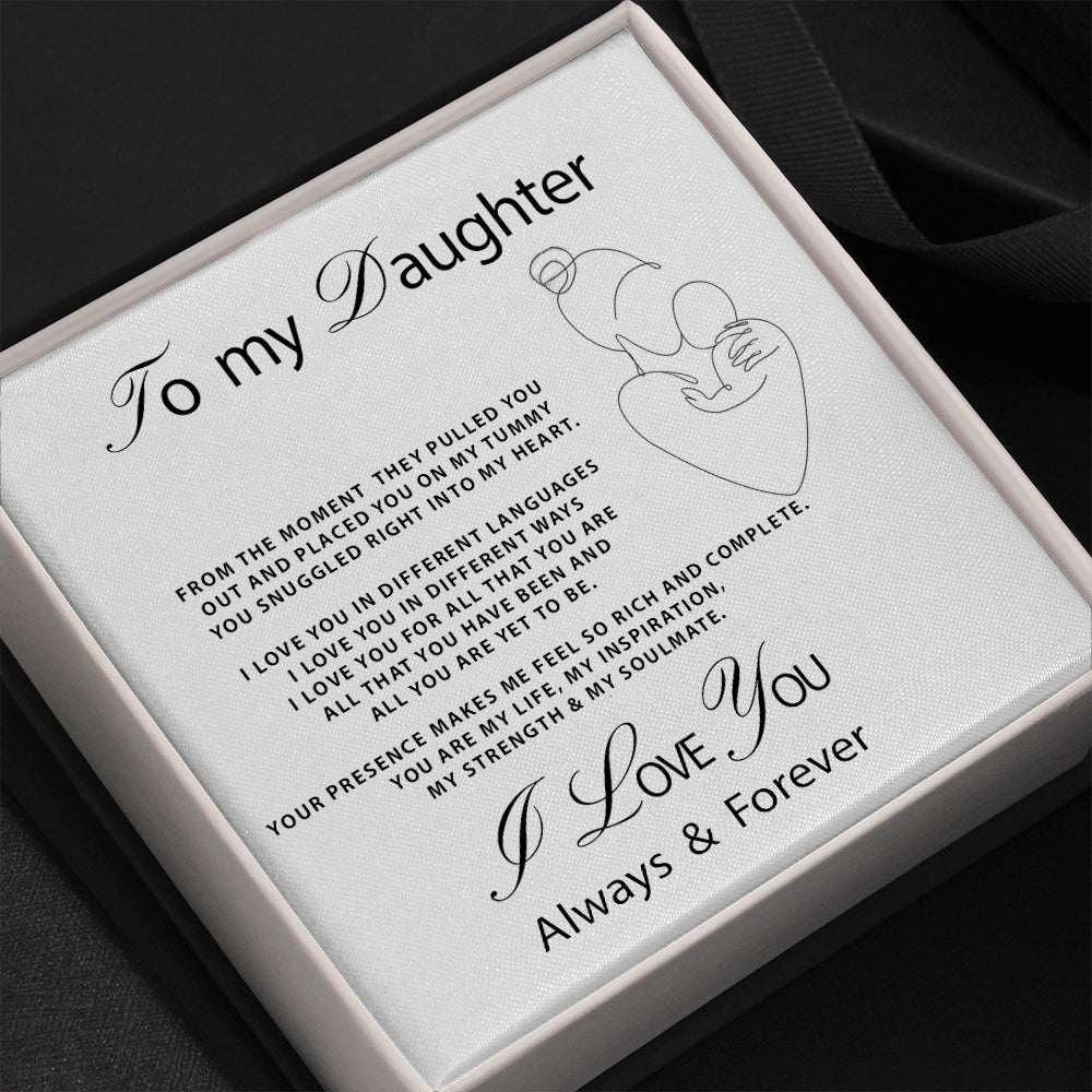SO - TO MY DAUGHTER - Interlocked Two hearts